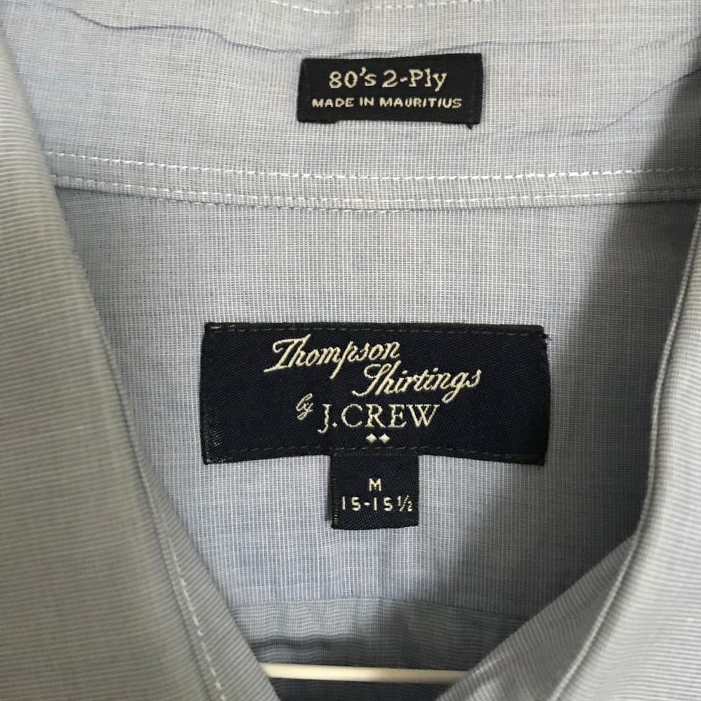 J.Crew Men's Light Blue Button Down Shirt